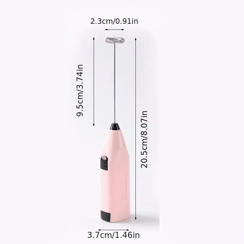 Portable Electric Coffee Stirrer, 1 Count Handheld Milk Frother, Kitchen Egg Beater, Kitchen Gadget without Battery, Kitchen Appliances for Girls Birthday Gift, Back To School Supplies, Coffee Tools, Coffee Equipment 1