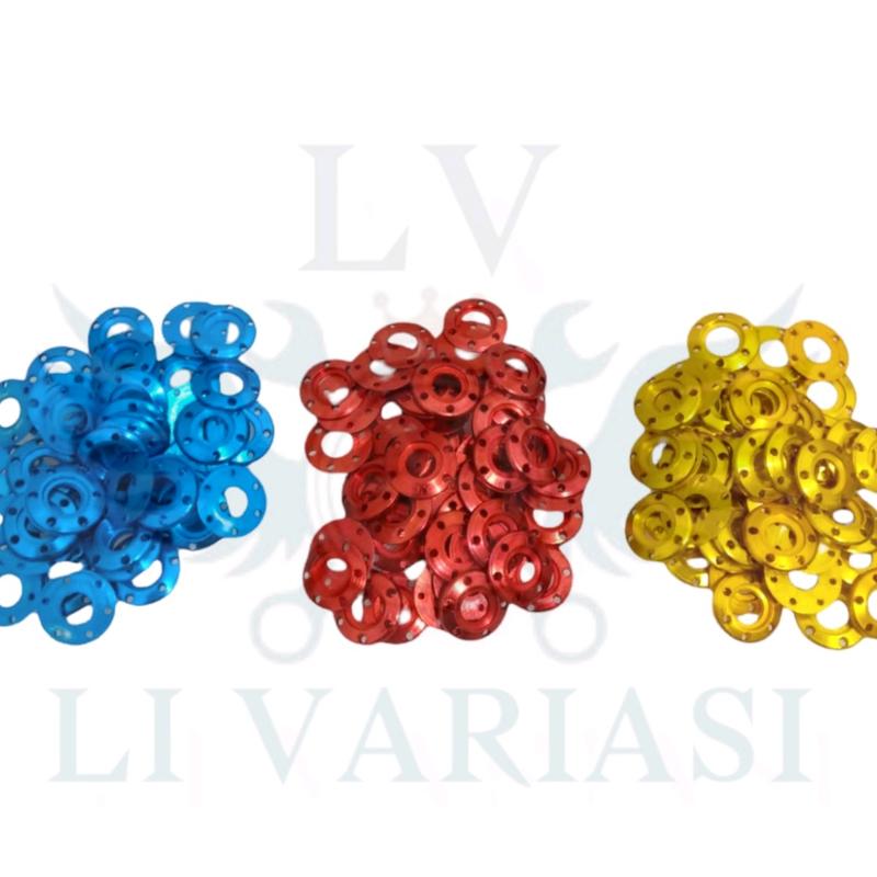RING BAUT BINTIK FULL CNC WARNA HARGA ATAU PERBIJI /SATUAN RING BAUT PROBOLT 1