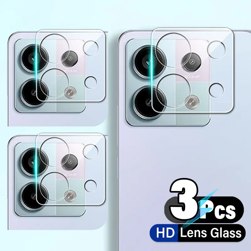 Bảo Vệ Ống Kính Bao Phủ Toàn Bộ, Dành Cho Redmi Note 13 Pro 5G, Phim Kính Cường Lực Camera Sau, Kính Bảo Vệ HD