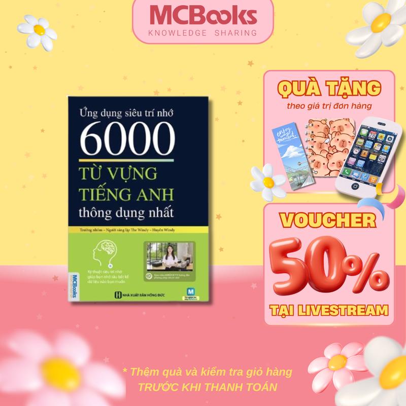 Sách -  6000 từ vựng tiếng Anh thông dụng Mcbooks