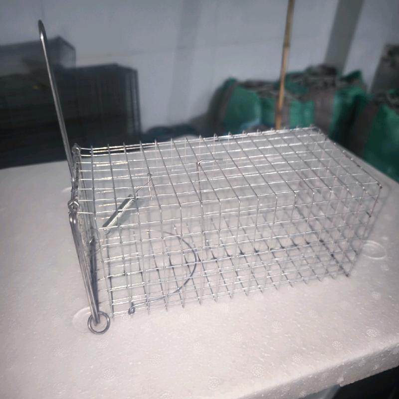 10 lồng chuột đường mòn kẽm cứng có khoen cửa 21x10x9.5cm ( kẽm 28kg) tặng 10 lò xo