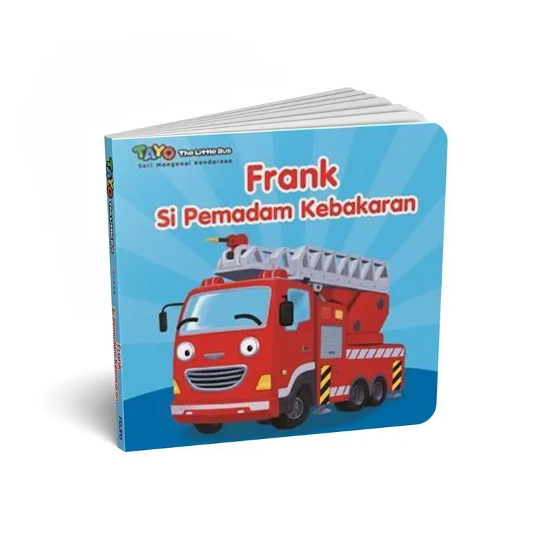 [Ready Stock] Boardbook Tayo Seri Mengenal Kendaraan: Tayo si Bus Kecil / Frank si Pemadam Kebakaran / Toto si Mobil Derek / Alice si Ambulans / Pat si Mobil Polisi / Buku Anak Mizan 2