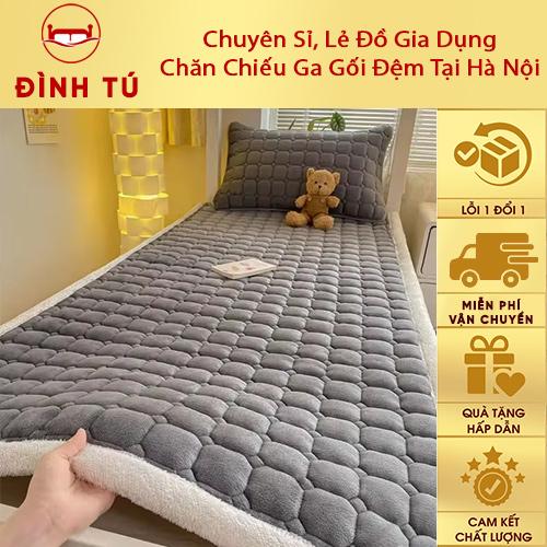  Thảm Trải Giường Lông Cừu Nỉ Nhung Màu Xu Hướng 2025 3 Lớp Chất Liệu Bông Trắng Ấm Áp Kích Thước 1m2x1m9 Đến 2mx2m2 Chống Trơn Trượt Thay Đệm Thoải Mái 