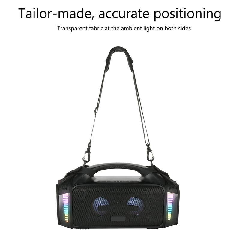 Product Introduction of Fall-proof Carrying Strap Case for Tribit StormBox Blast Nylon Travel Protective Case  with Adjustable Shoulder Strap Accessorie 15