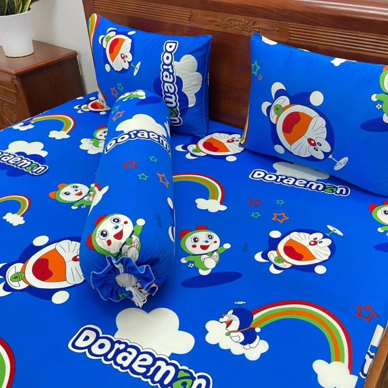 Set ga gối doremon xanh mới