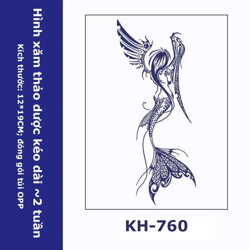 Hình xăm dán 15 ngày chống nước thời trang trang điểm cơ thể, hình dán tattoo nhiều hình lựa chọn 5