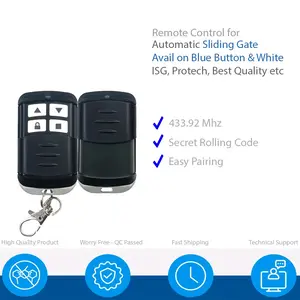 Remote Mesin Pagar Otomatis Protech ISG Etc 4Channel