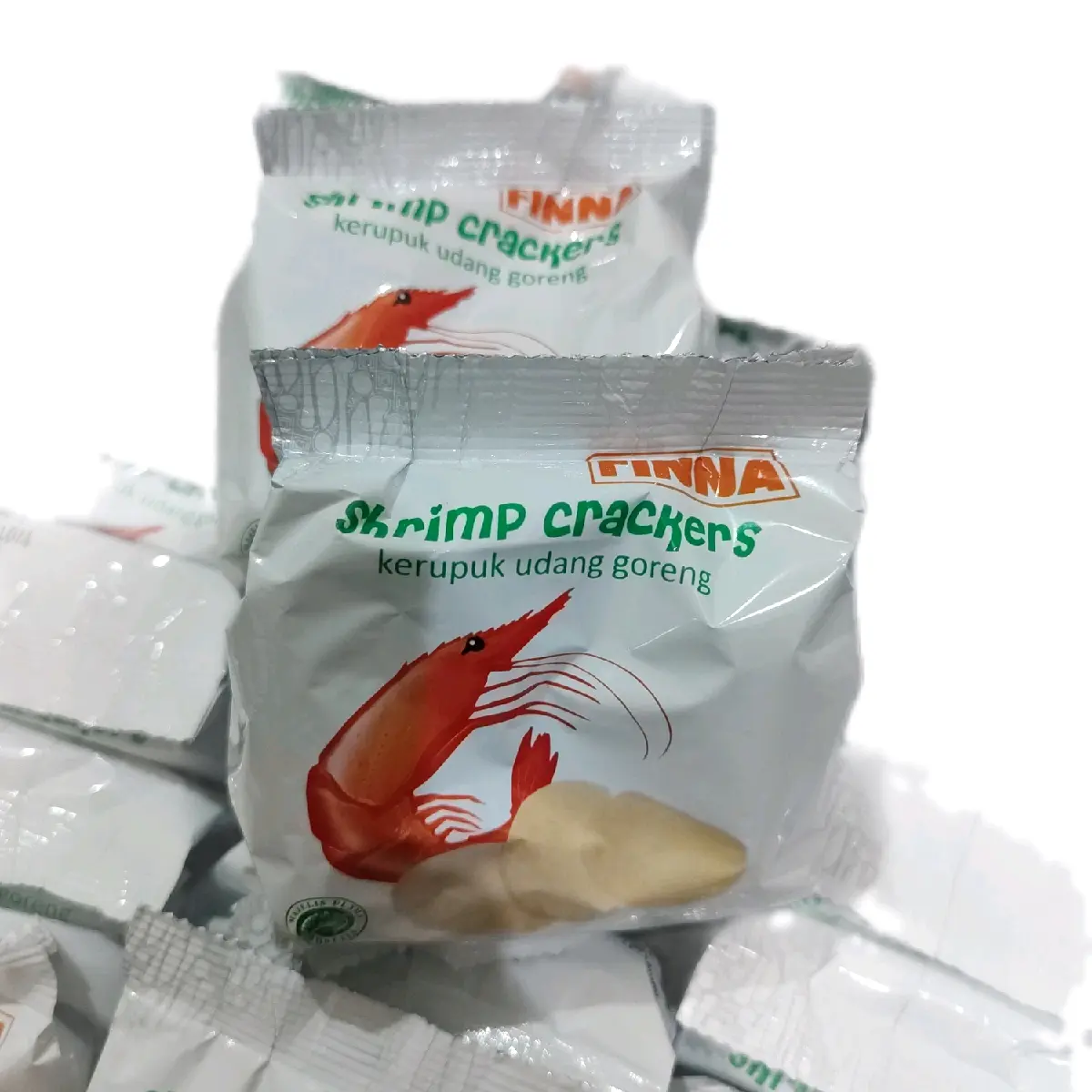 10pcs Krupuk Finna 10gram kerupuk hajatan Krupuk Kotakan catering Food Snack