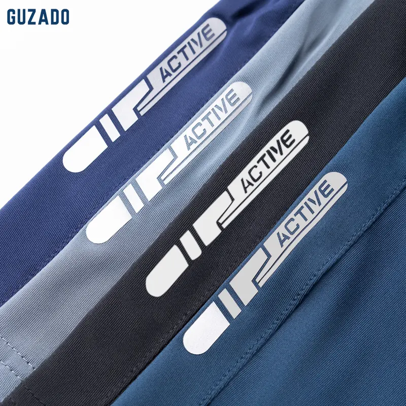Quần Short Sport GUZADO Chất Liệu Thun Lạnh Co Giãn Tốt Thích Hợp Tập Thể Dục Ngoài Trời GSR02 5