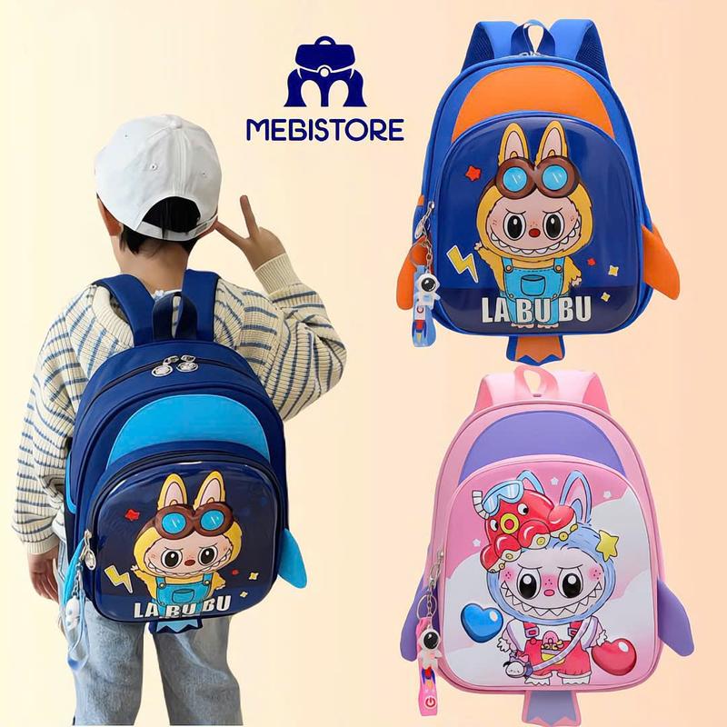 Balo Labubu mầm non in nổi 3D dễ thương cho các bé đi chơi đi học , phù hợp với các bạn trên 16kg