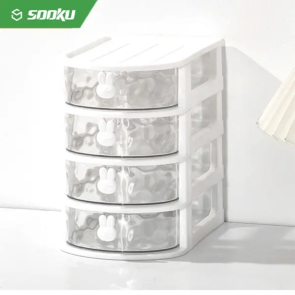BONBOX Multi-Layer Drawer Multi-purpose Stationery Minimalist White Space Saver Organizer Dustproof