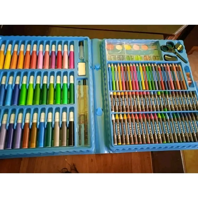ART SET CRAYON Anak Set Koper 150 in 1 Paper Pen Pencil 2