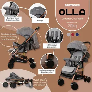 Stroller Babydoes Olla / Kereta Dorong Bayi Kursi