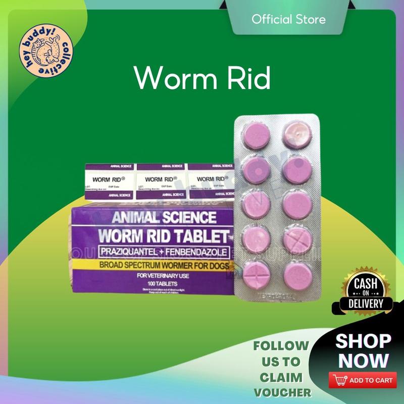 Wormrid Animal Science Worm Rid Dewormer for Dog ( Deworming Tablet - TikTok ...