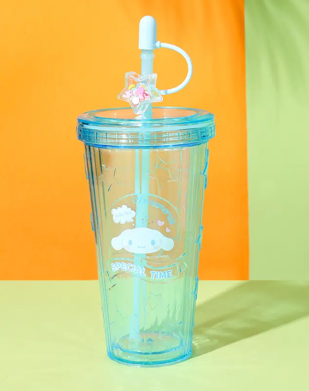 Miniso Sanrio Characters Botol Air Minum 420ml Aesthetic Tumbler Minum Botol Minum Unik Cantik Dengan Jerami 1