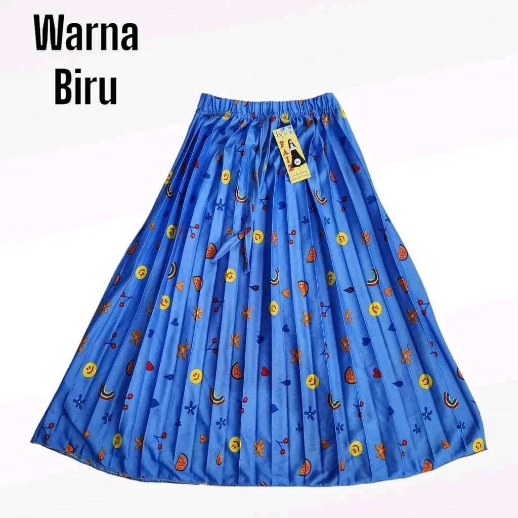 rok anak plisket premium  usia 2 -11 tahun