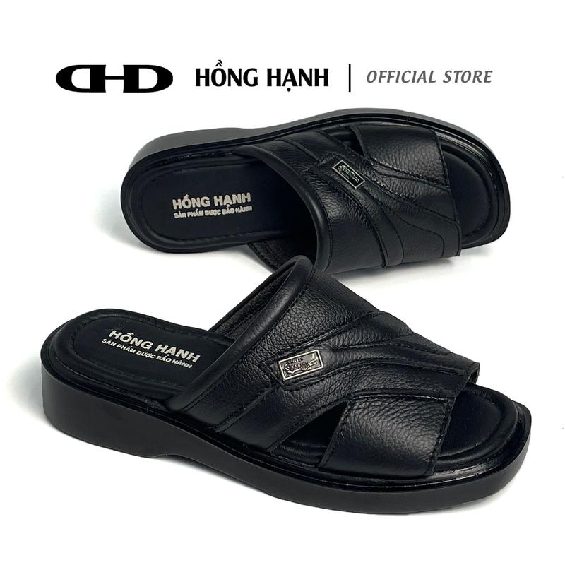 Dép Nam Hồng Hạnh, Dép nam cao cấp, dép quay ngang DD07, dép nam cao cấp gia công chắc chắn