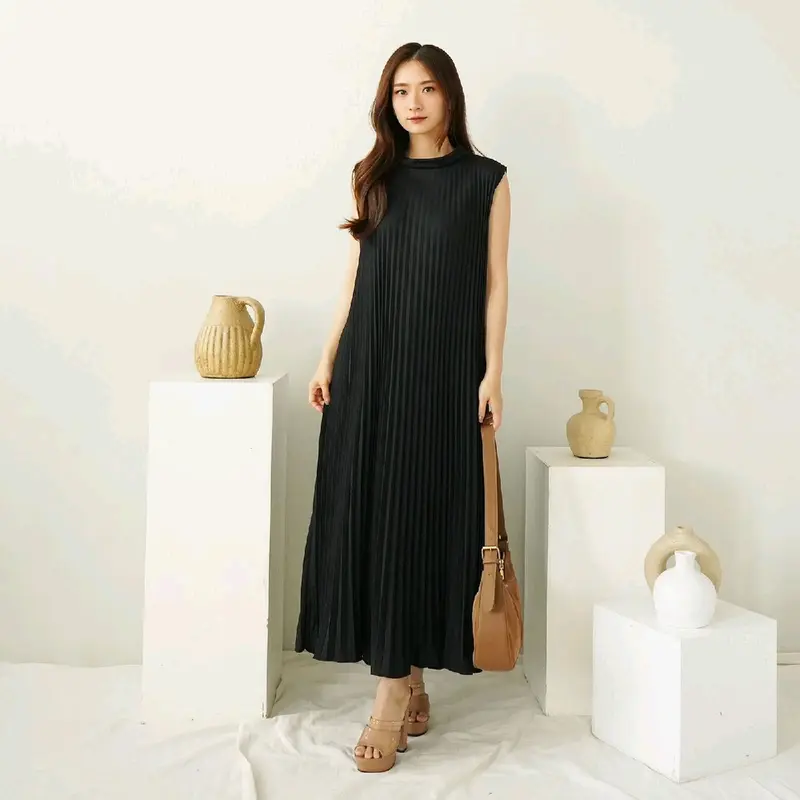 Dress plisket / Gamis Plisket Payung /  inner dress gamis plisket 6