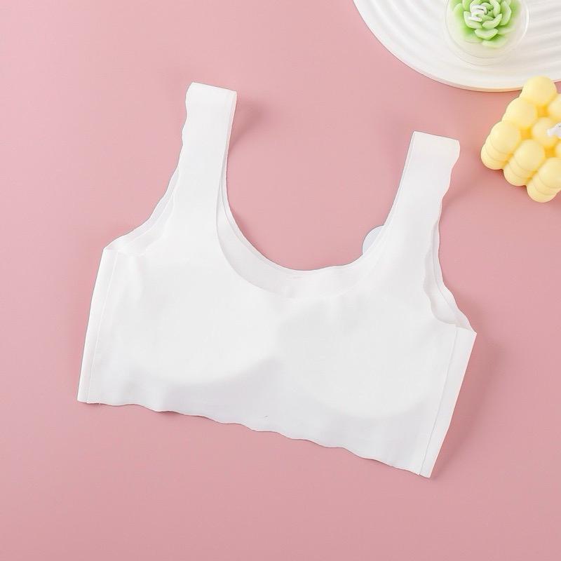 Product Introduction of Áo lót nữ cho học sinh, áo bra lá su không viền không đường may mặc siêu thoải mái frsz 35-52kg Nữ Tua Rua 3