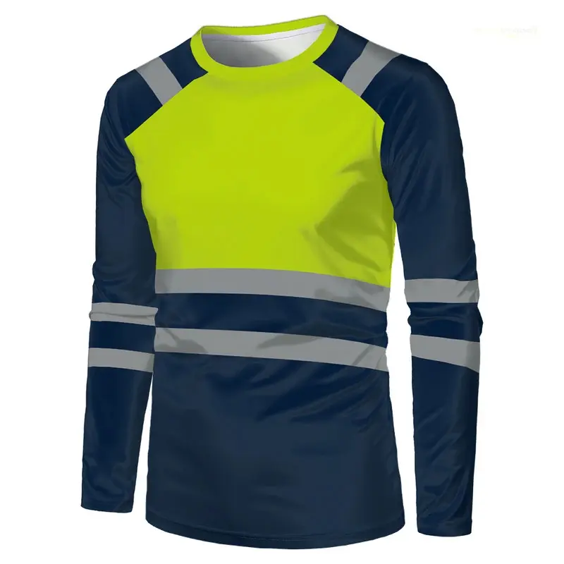 Safety Clothing for Men Breathable, High Quality, Quick-Dry Tops, Sweat-Wicking, Comfortable, Oversized T-Shirt, New