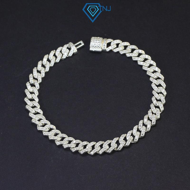 Lắc tay Cuban nữ bản nhỏ 6mm sang trọng cá tính LTN0395