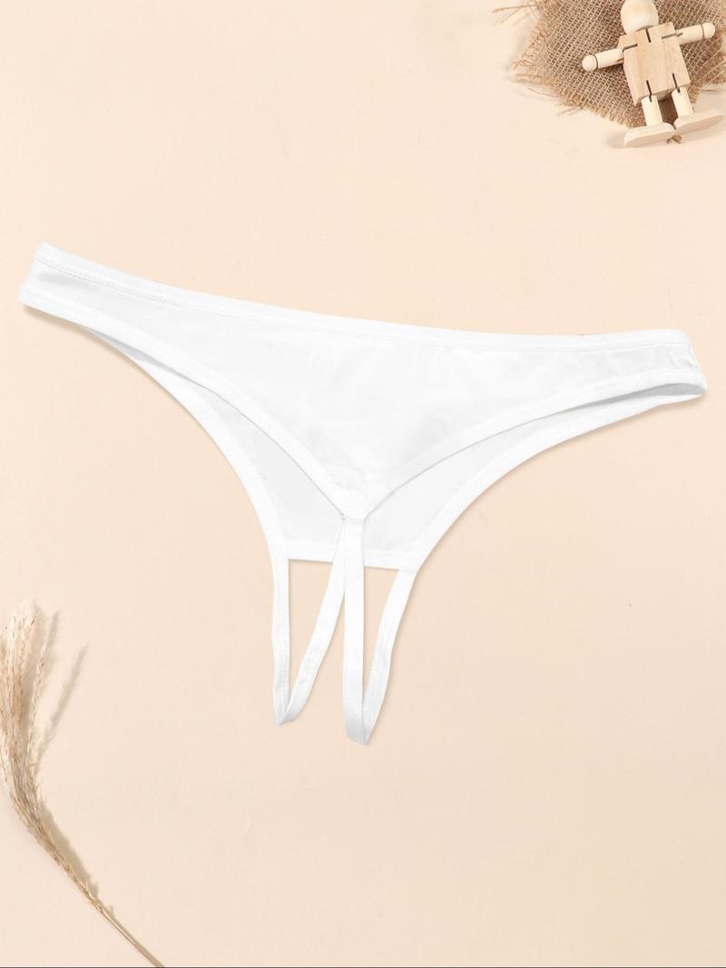 Product Introduction of Women's Letter & Heart Print Thong, Sexy Breathable Comfortable Panty for Daily Wear, Women's Underwear for All Seasons 8