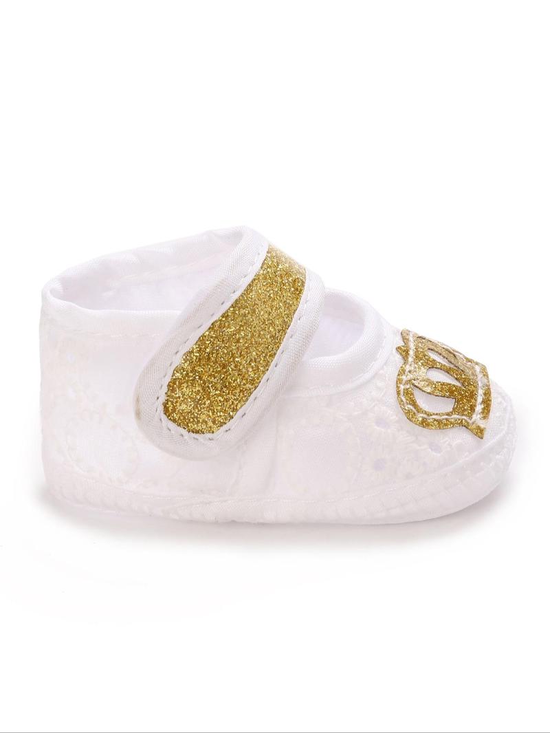 Product Introduction of Baby's Bow Decor Flower & Bowknot & Butterfly & Crown Design Flats, Cute Comfortable Lightweight Shoes, Newborn Infant Toddler Girls Shoes 9