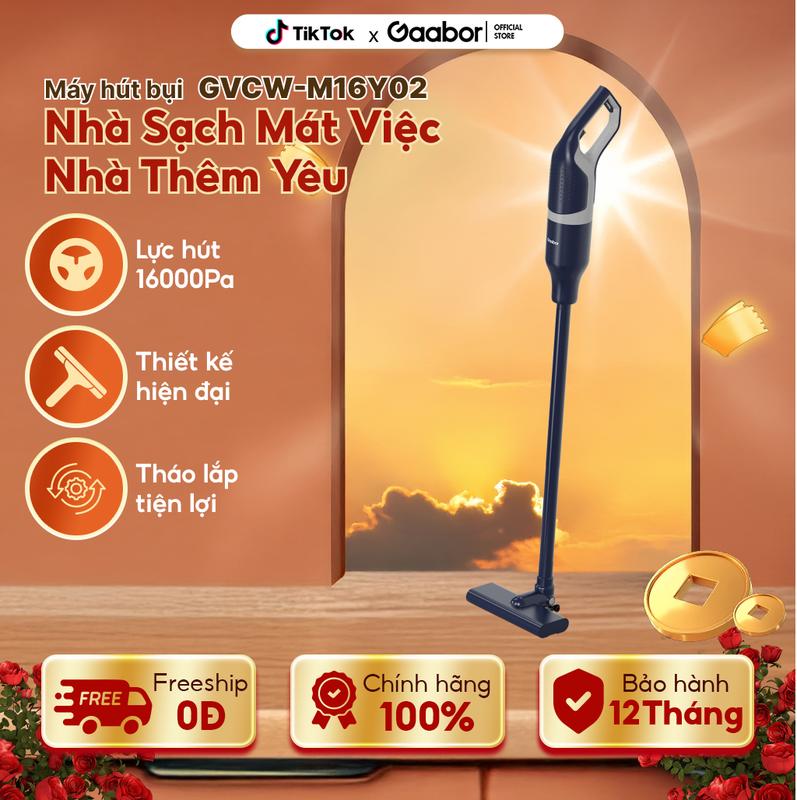 GAABOR x MC Trần Ngọc | Máy hút bụi cầm tay Gaabor GVCW-M16Y02 dòng deep sea cao cấp lực hút 16000Pa Làm Sạch may hut bui gia dinh may hut bui gaabor