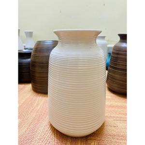 Bình hoa dáng VAI VUÔNG, Gốm - Sứ Bát Tràng cao 15 - 20 - 24 cm, Nhiều màu