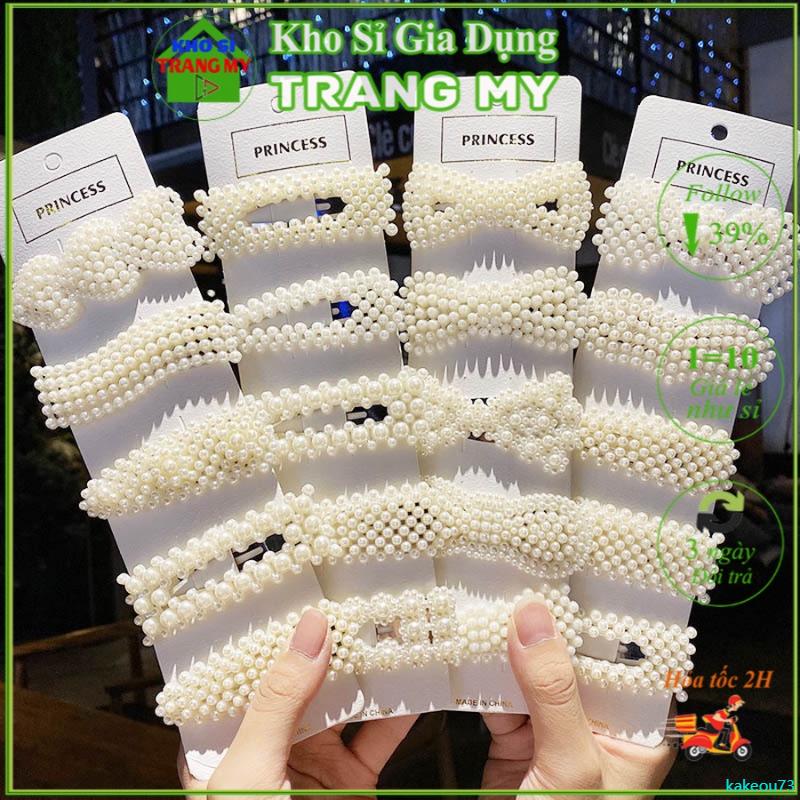 Product Introduction of kakeou73 Set Kẹp Tóc Nữ 20 Cái Đính Ngọc Trai Nhân Tạo Thời Trang Kiểu Hàn Quốc Siêu Xinh (ngẫu nhiên-không trùng) 0