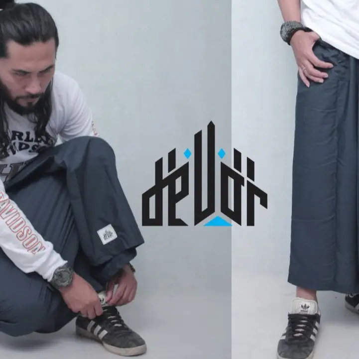 Sarung Biker Simple Adem Polos Abu Abu 8