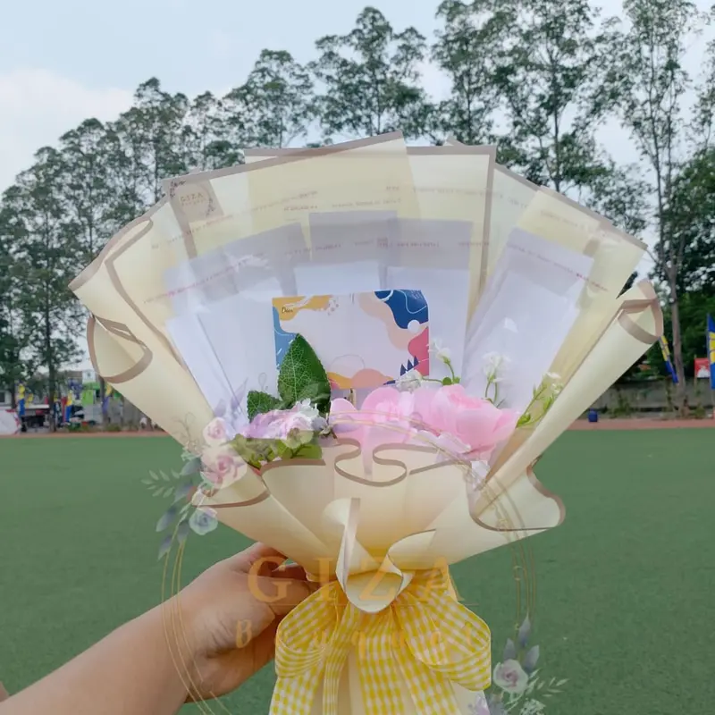 Ready Money Bouquet / Buket Uang warna Yellow Beige 0