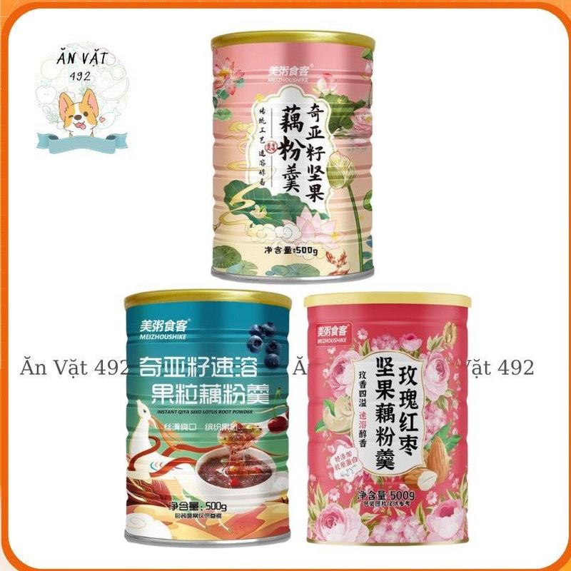 Combo 3 Bột Củ Sen Mix Hạt Dinh Dưỡng M5 M8 M11 - Ăn Vặt 492