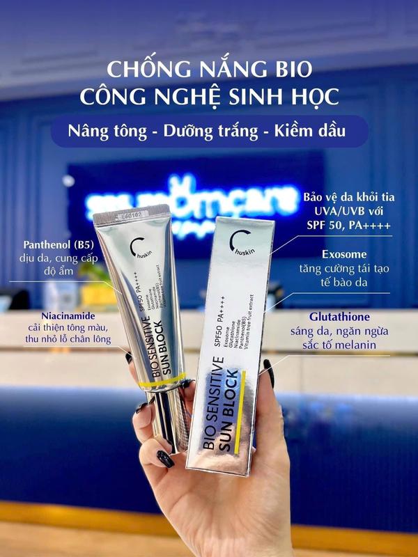 Combo 2 Chuskin Kem chống nắng chuskin - nâng tone, kiềm dầu, giam hắc sắc tố MP0750