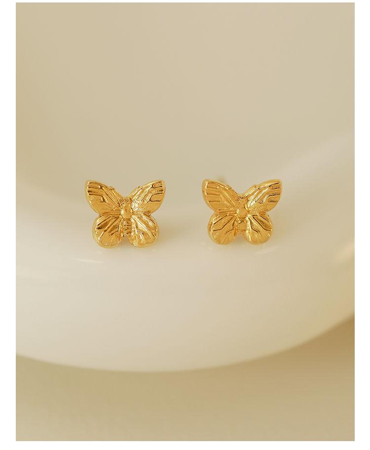 Product Introduction of Non Fading Titanium Steel Earrings, Women'S Agile Butterfly Ins, Fengsen Series Original Commuting Exquisite Earrings,Durable Titanium Steel Butterfly Earrings for Women,Stylish Fengsen Series Butterfly Earrings,Exquisite Butterfly Ins Earrings for Women 7