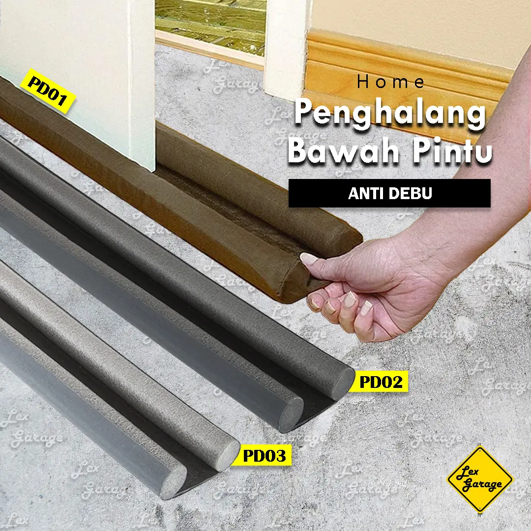 Door Seal Karet Busa Penutup Celah Bawah Pintu Sekat Pembatas