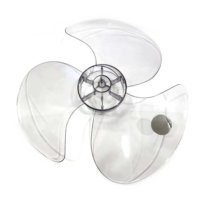  CÁNH QUẠT NHỰA 3 LÁ TRONG SUỐT CHO QUẠT B3-300MM TRỤC 8MM TRỤC TRÒN CHO QUẠT SENKO 