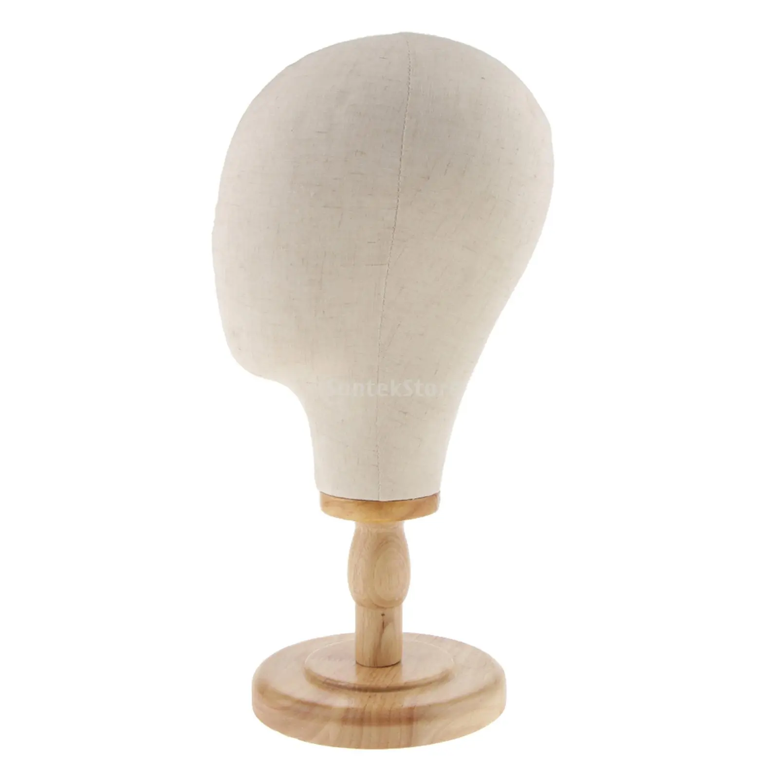 22'' Canvas Mannequin Manikin Hat Cap Jewelry Toupee Display Stand Be