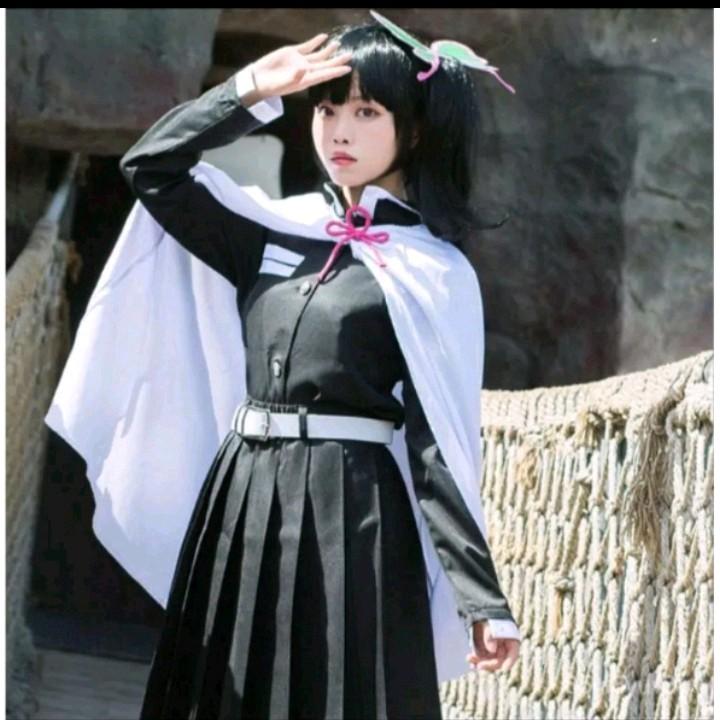(COD) BAJU COSPLAY KANAO TSUYURI KIMETSU NO YAIBA Virall Wanita Jubah 4