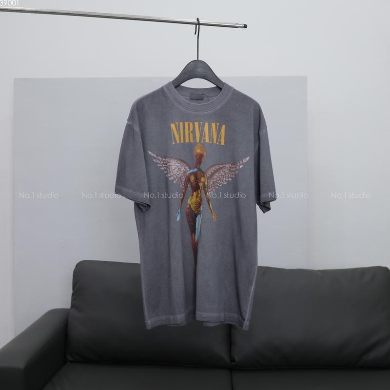 Áo Thun Cotton 270GSM Nirvana hình ngực C252/60