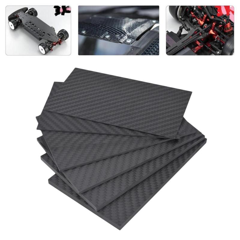 Tấm tấm sợi carbon, sợi thẳng, 125mm X 75mm, có các độ dày 0,5 / 1,0 / 2,0 /…