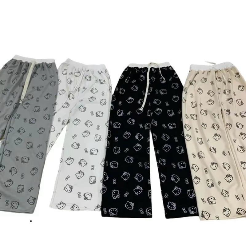  Quần xuông hello kitty phối  cạp nữ Women Pants 