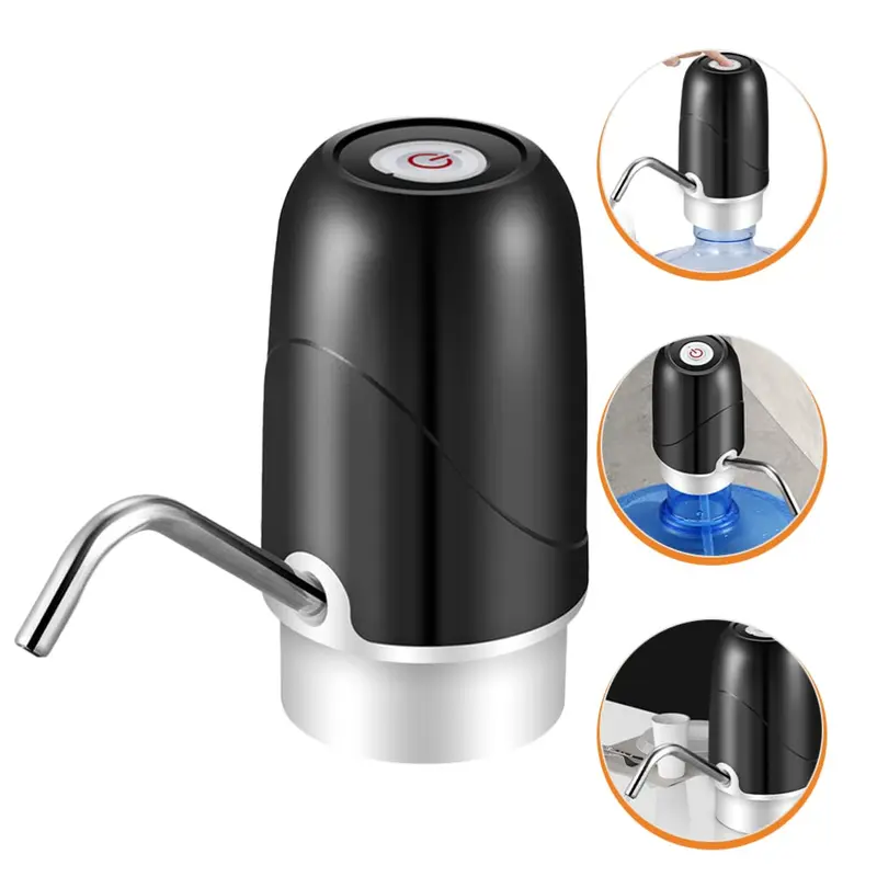 Portable Electric Water Bottle Pump, 1 Count USB Rechargeable 5 Gallon Water Bottle Pump, Household Water Dispenser, Drinking Utensils for Home Office 3