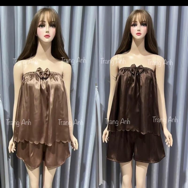 Bộ áo quây lửng spa bộ quây massage vải lụa cao cấp loại 1 có bán rời