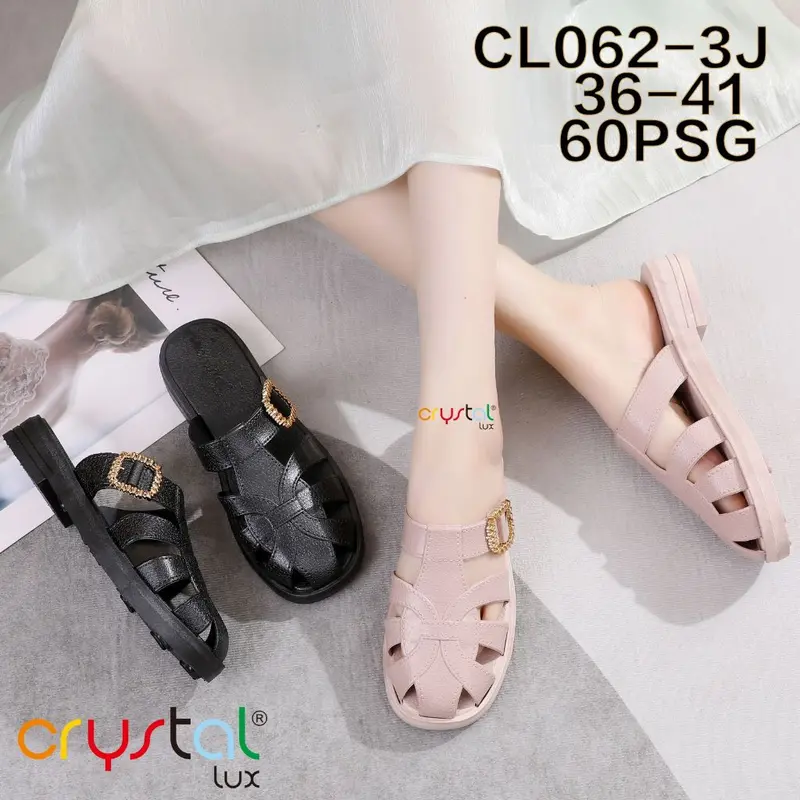 Sepatu Wanita Mule Motif Tali Gladiator Sepatu Sandal Wanita Bustong | Sendal Sepatu Gladiator Manik |CL062-3 0