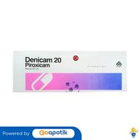 Gambar DENICAM 20 MG BOX 100 KAPSUL dari Apotek HAR Farma by GoApotik Kota Bekasi 1 Tokopedia