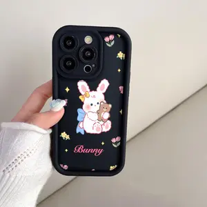 Softcase For OPPO Case A5 PRO A37 A39 A57 2016 A57T A73 2020 A83 Silicon TPU Lens Protection Hewan Rabbit Phonecase