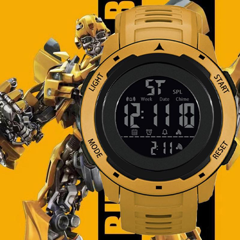 Product Introduction of Multifunctional Men's Technology Electronic Sports Watch Luminous Waterproof Watch Daily Running Fashion Watch Wristwatch #458276 35