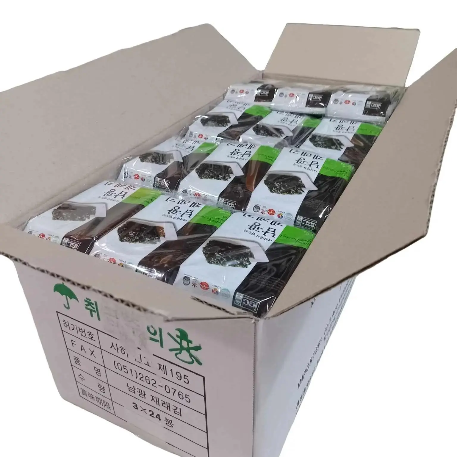 [SSP] NAMKWANG SEAWEEDS TRADITIONAL LAVER 4g*3 (72PCS) KOREAN SNACKS
