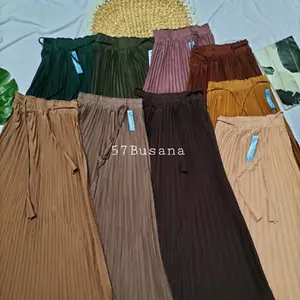 ARZAA - Rok plisket premium tebal koshibo Polos